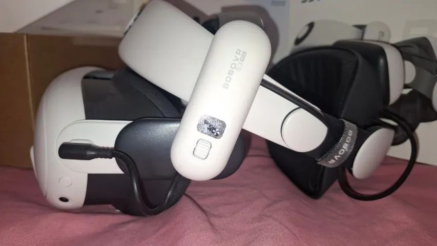 Meta Quest 3 512GB como novo + Acessório BoboVR S3 Pro com bateria
