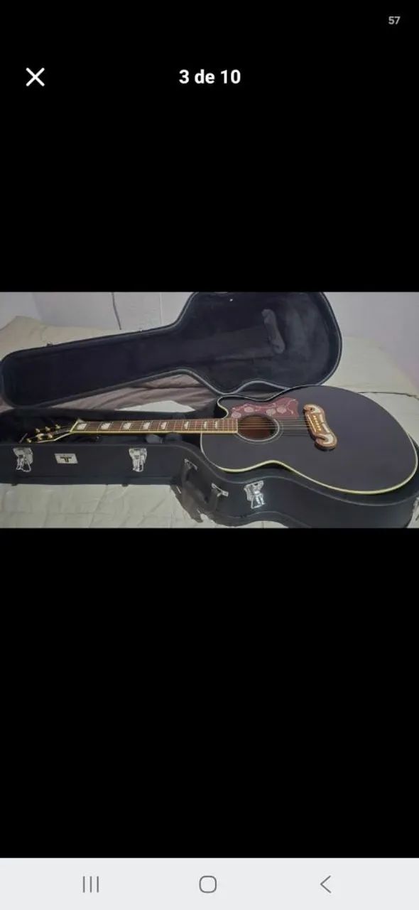 Violão Eiphone j 200EC Studio  - Foto 3