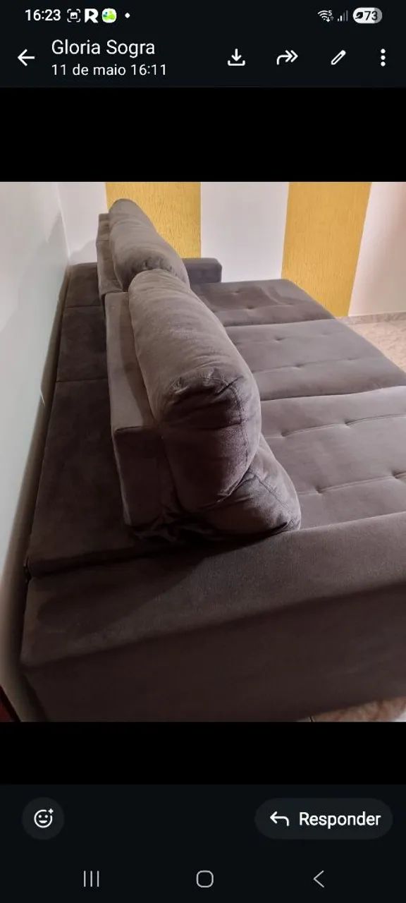 Sofá Retrátil super conservado e macio - Foto 3