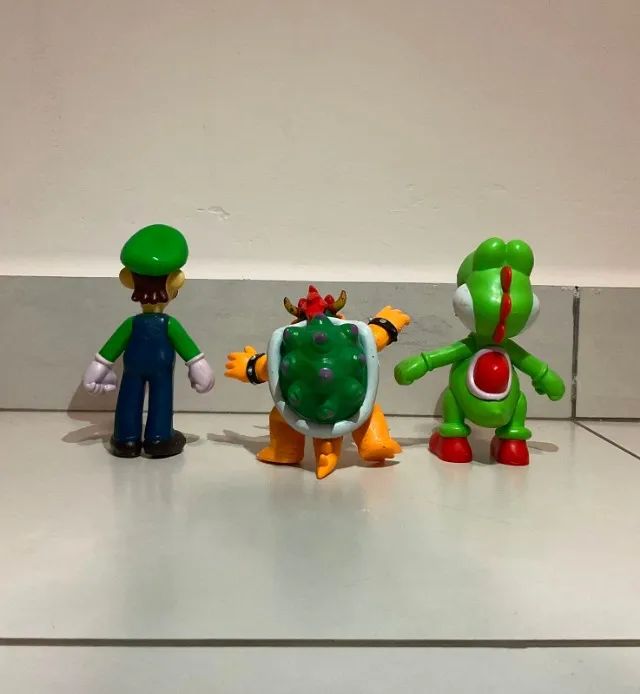 Kit 3 Bonecos Super Mario - Foto 4