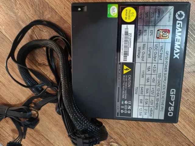 Fonte 750w Gamemax 80Plus - Foto 2