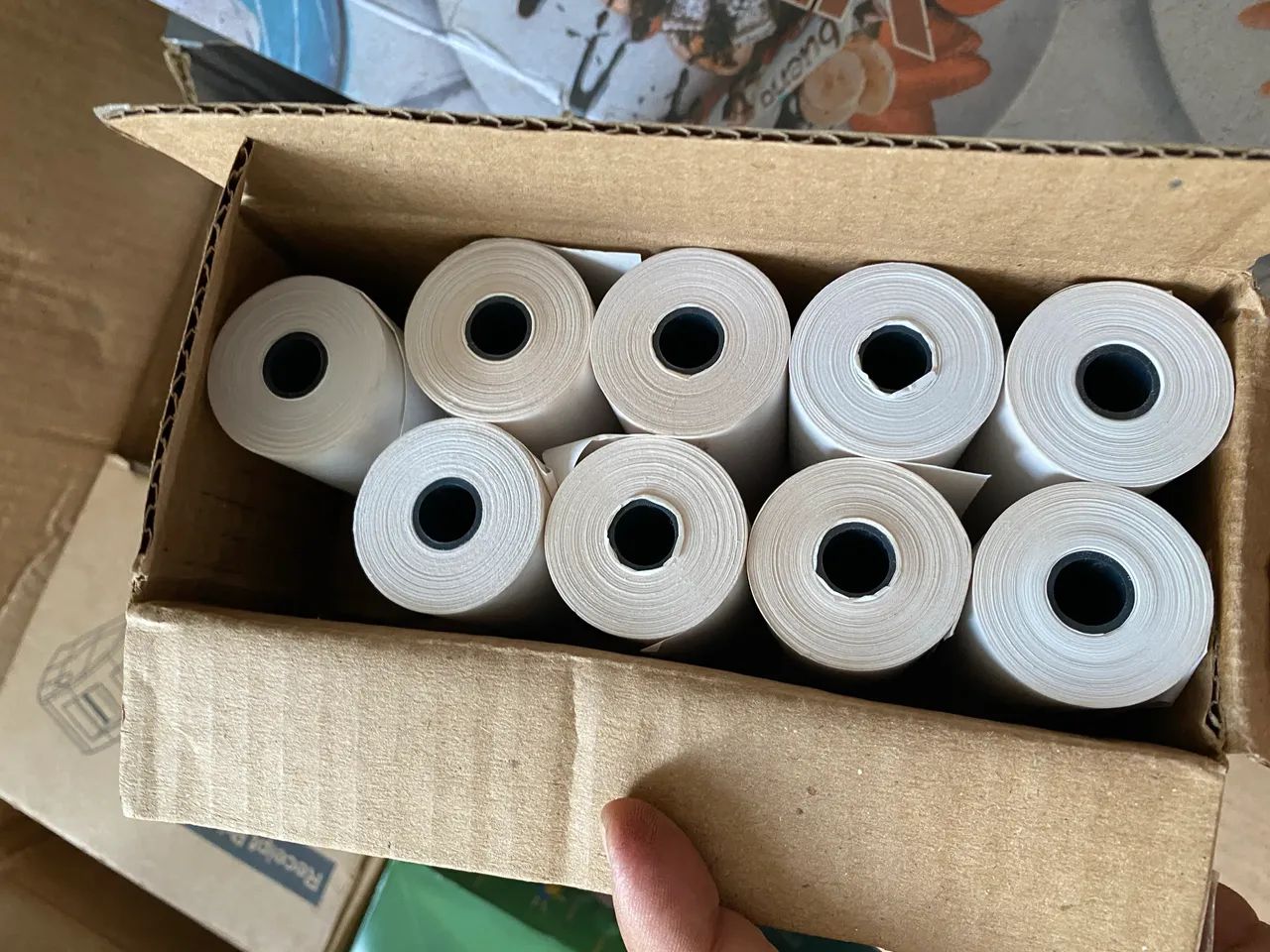 Impressora Térmica para Computador + 9 Bobinas Extras - Foto 3