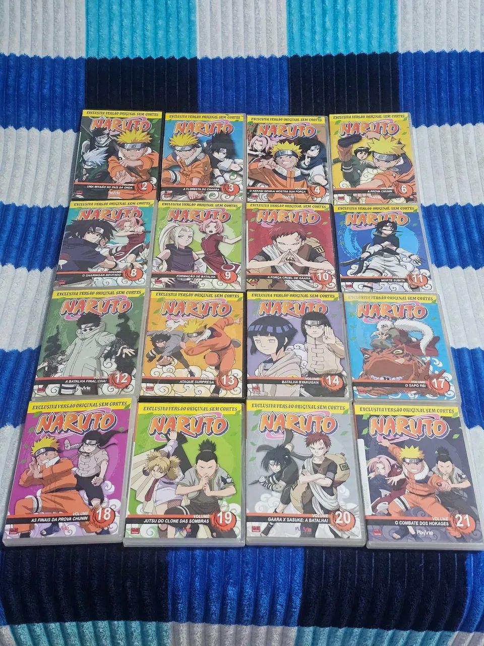 Lote de dvd Naruto Original 