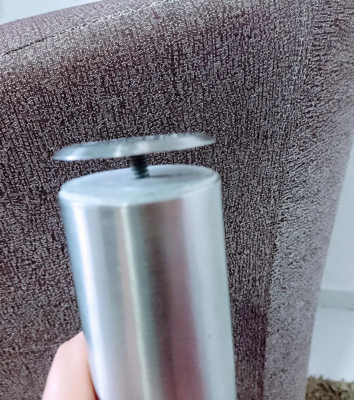 Base de mesa em inox para tampo de vidro. - Foto 4