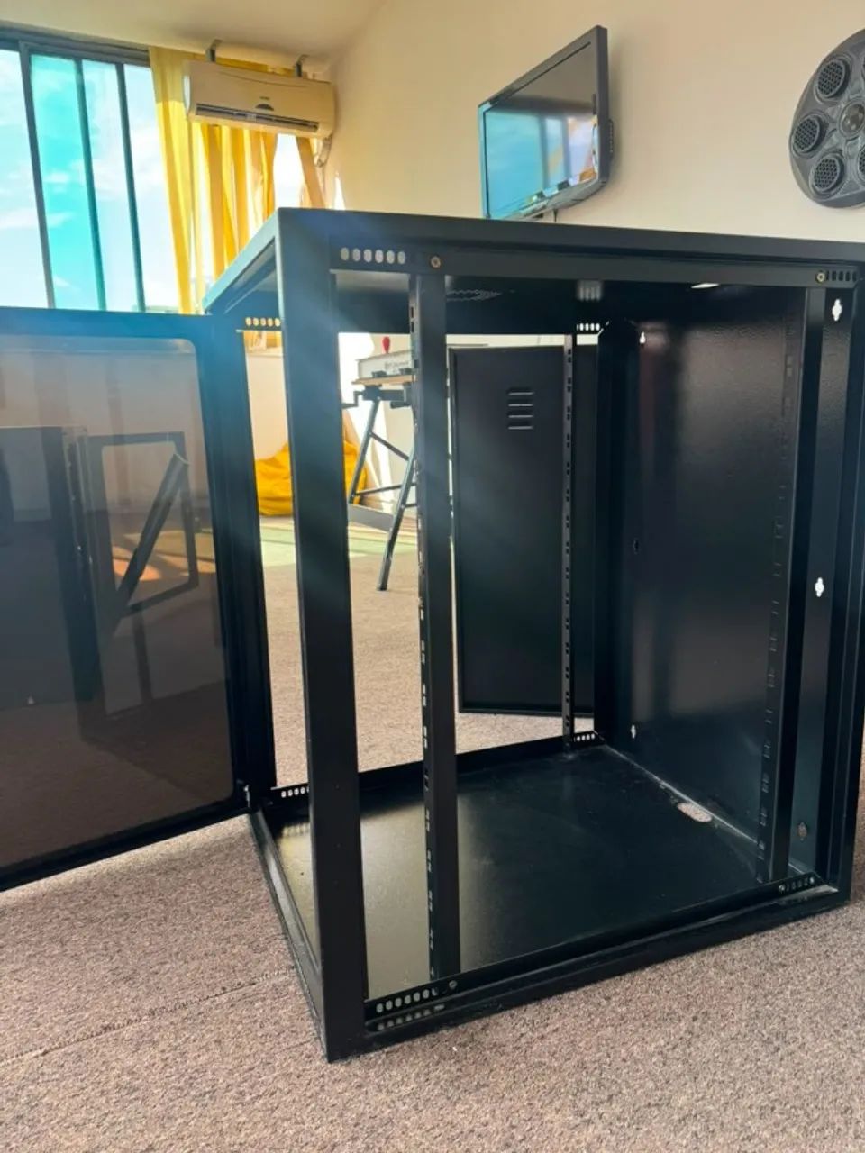 Mini Rack Desmontável Parede 16U Padrão 19" Para Redes E CFTV - Foto 3