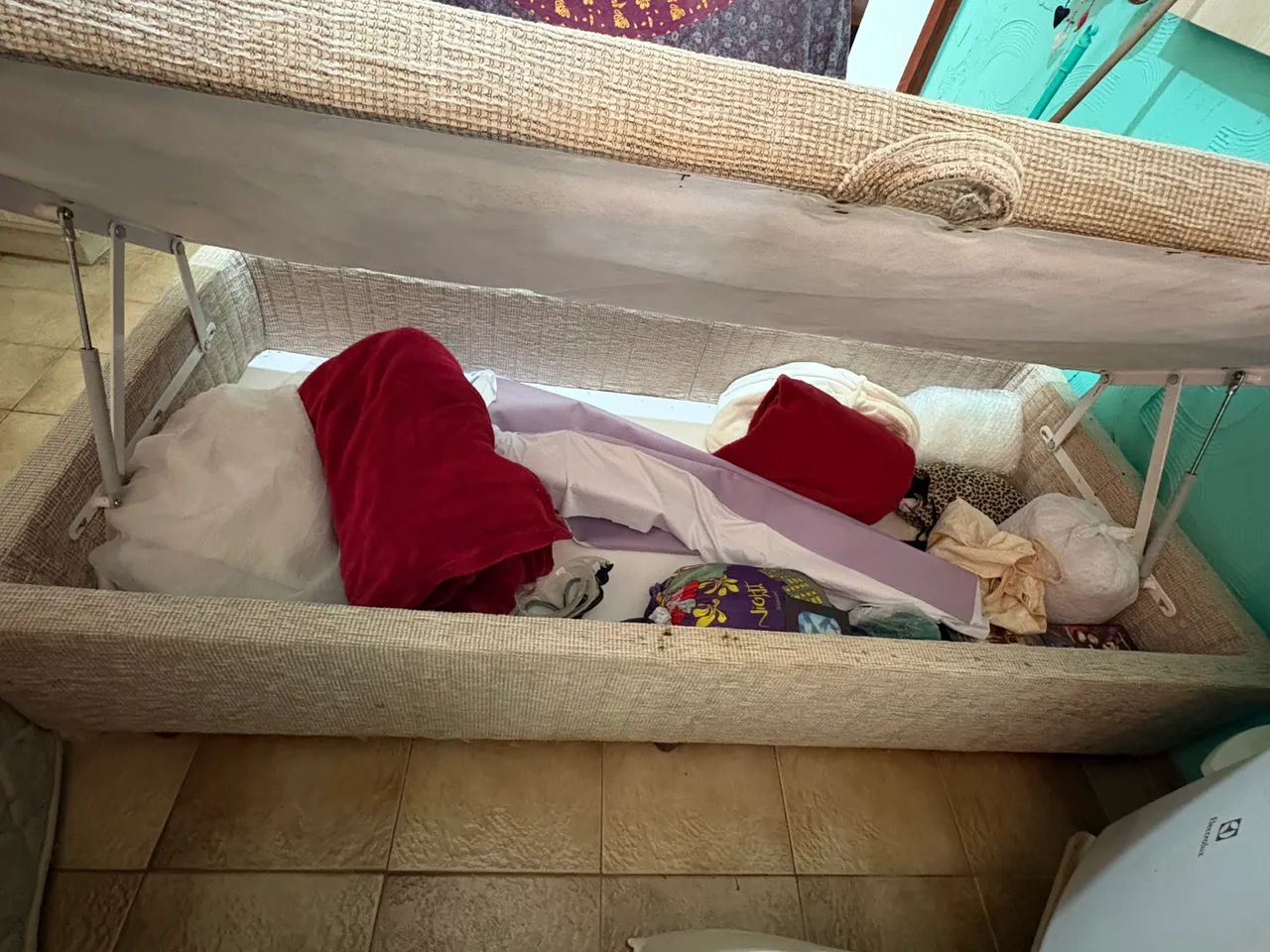 Cama box baú solteiro + colchão Probel - Foto 2