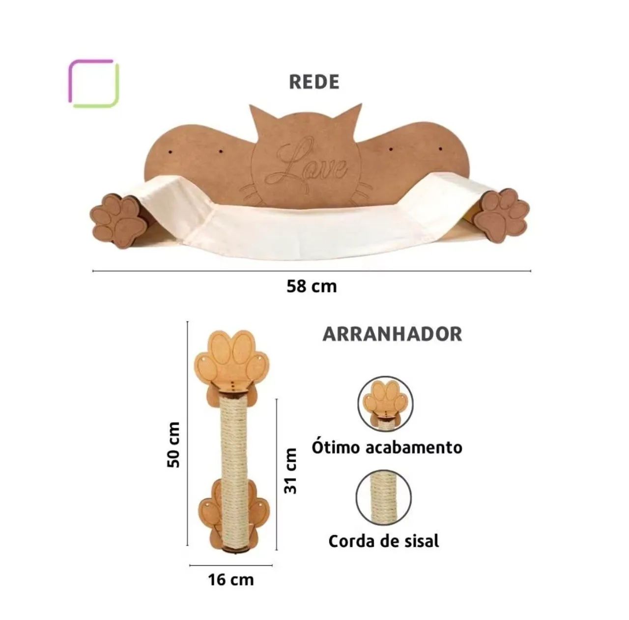 Playground completo para gatos - Foto 6