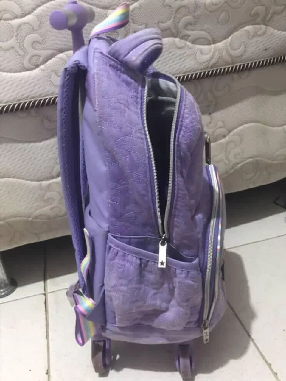 Bolsa escolar com estojo  - Foto 3
