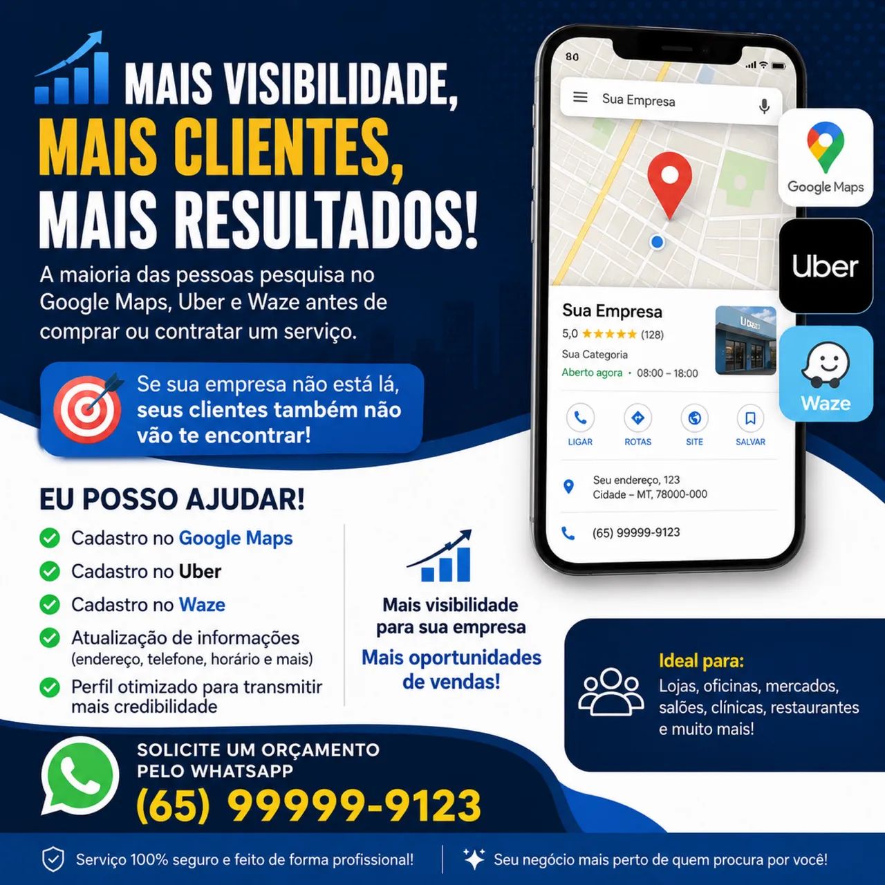     Apareça no Google Maps e conquiste mais clientes!