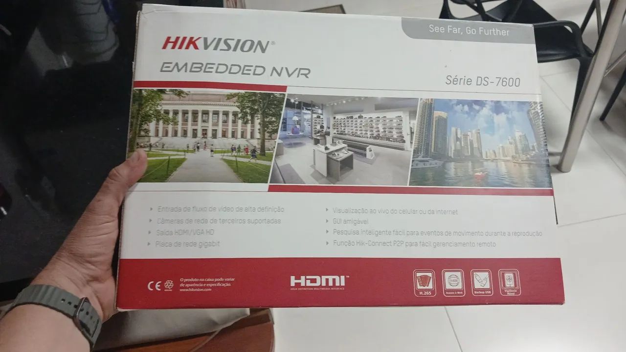 NVR/DVR Hikvision 16 canais 