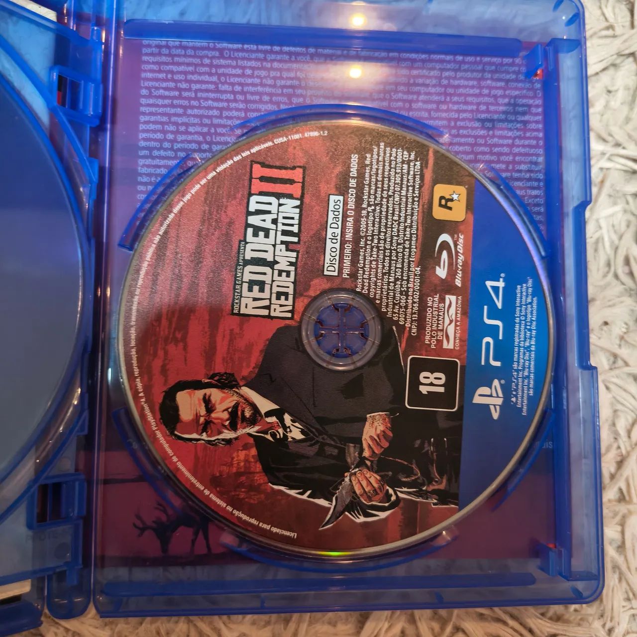 Red dead redemption 2 ps4 com mapa 2 discos - envio olxpay - Foto 4