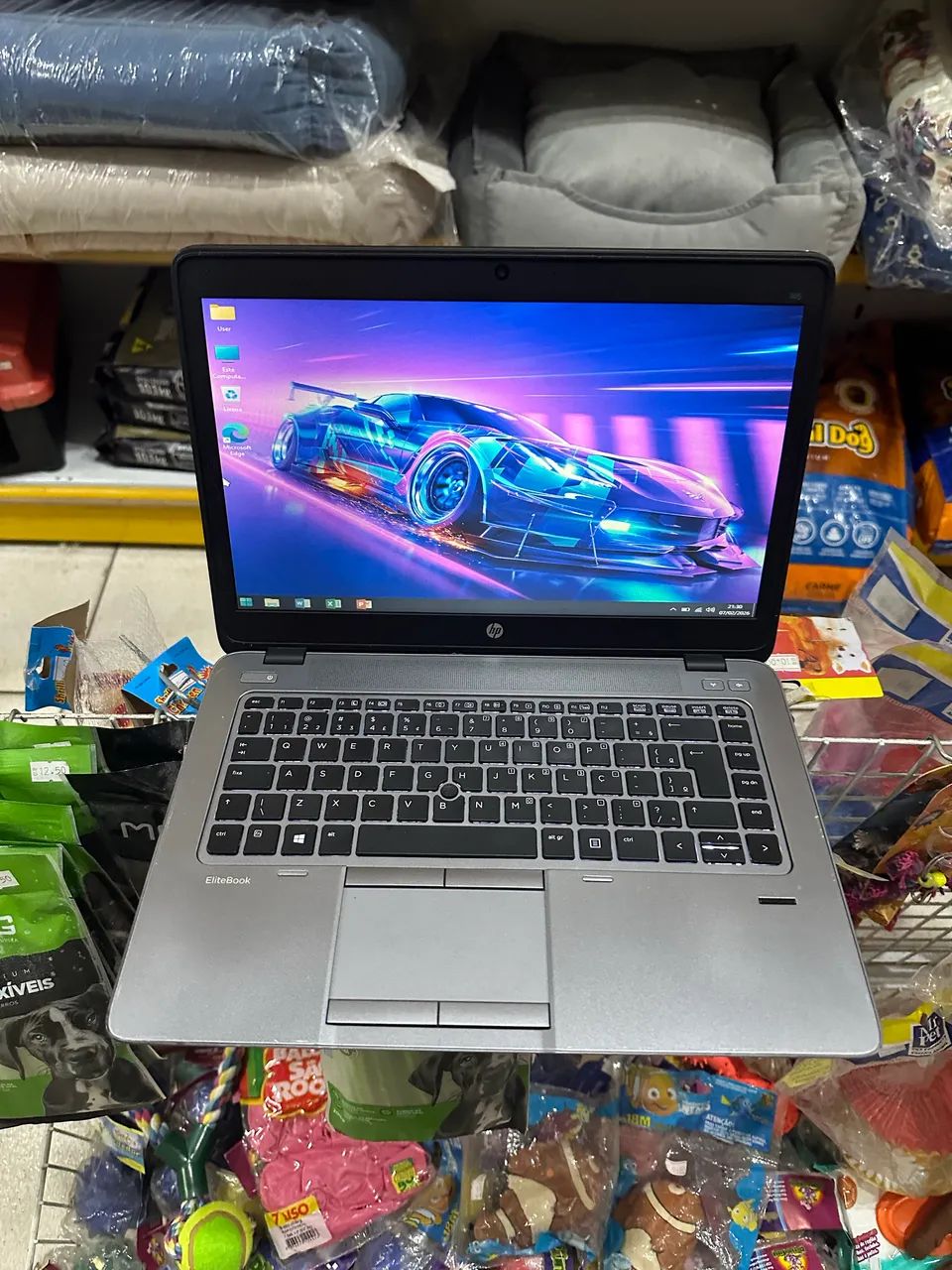 Notebook hp EliteBook teclado luminoso formatado