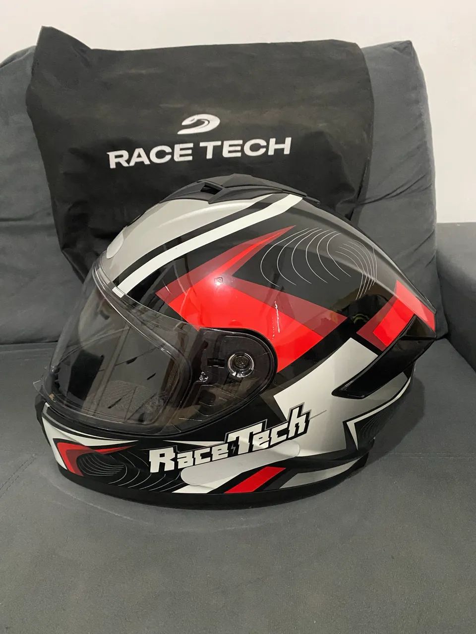 Capacete Race Tech ?tamanho 62? 280,00 - Foto 3