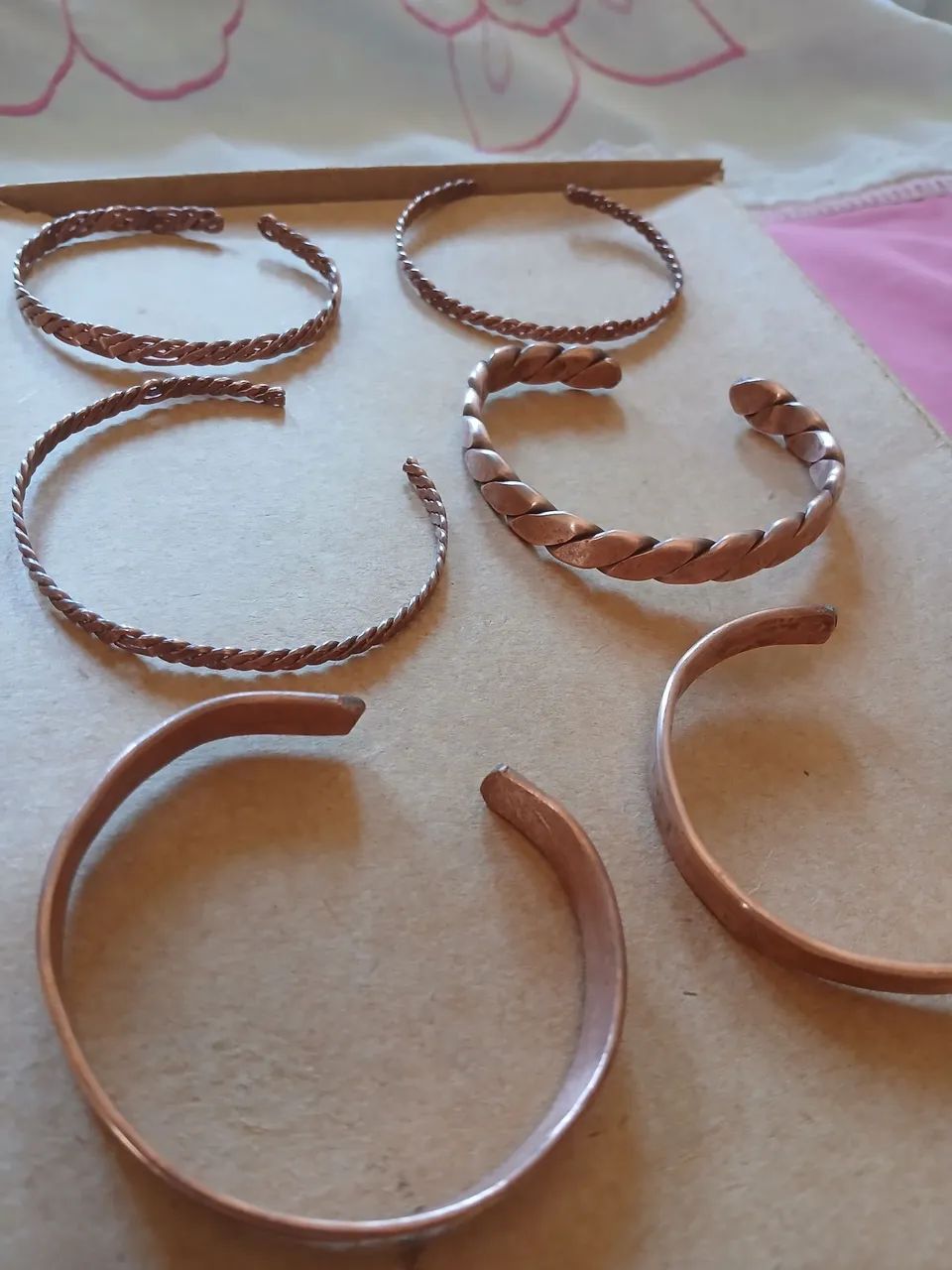 Pulseiras de cobre