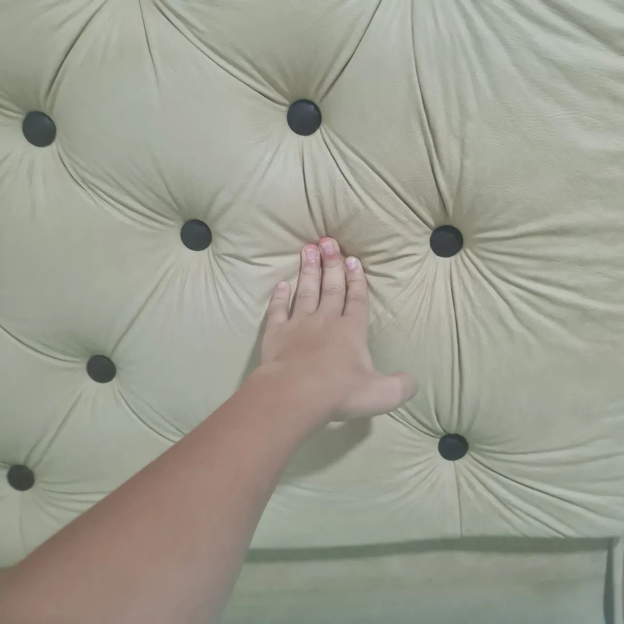 Cama de solteiro+cabeceira cochoada  - Foto 3