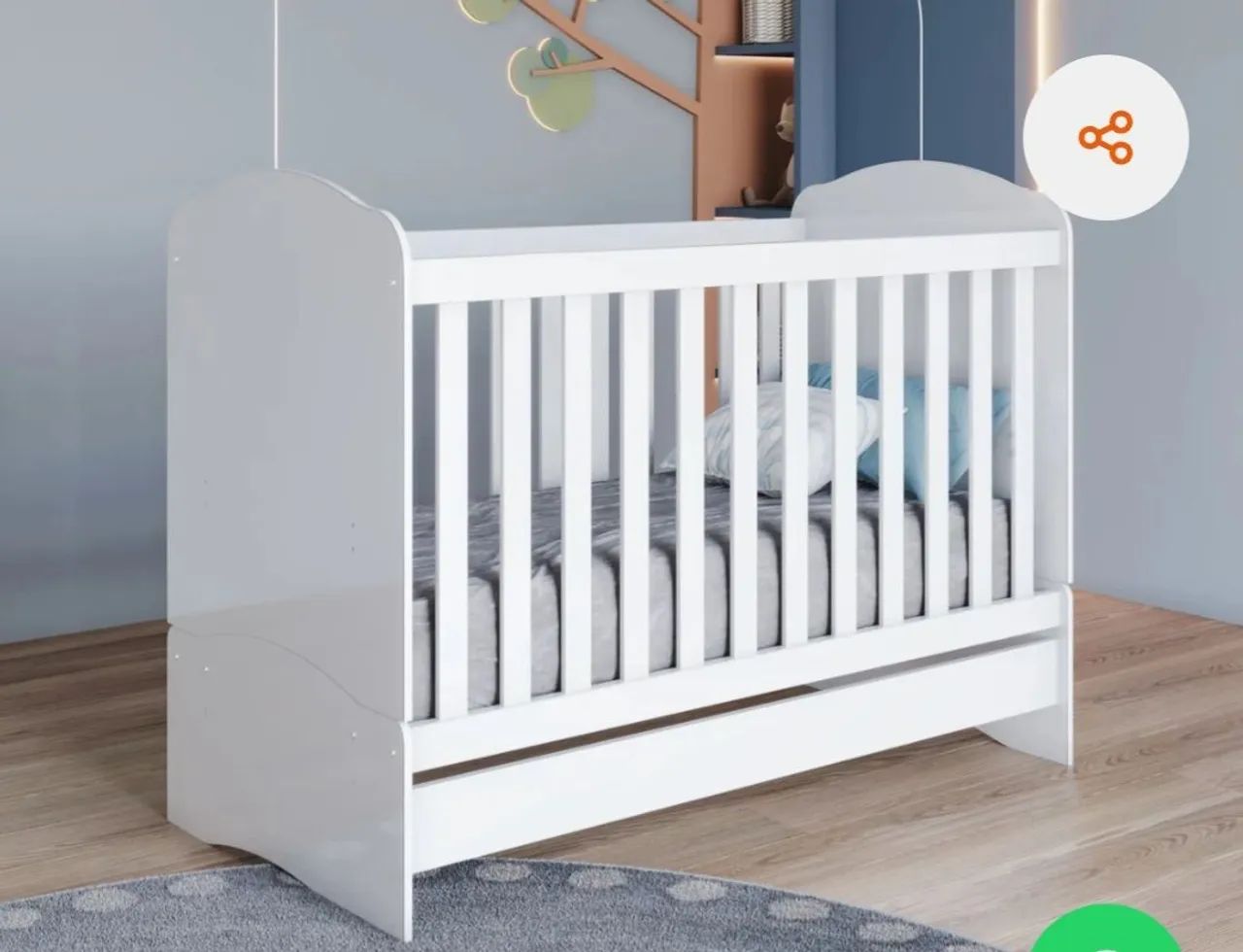Berço e cama 2 em 1 - Foto 4