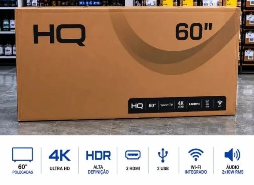 Smart tv 60 polegadas 4K nova na caixa  - Foto 2