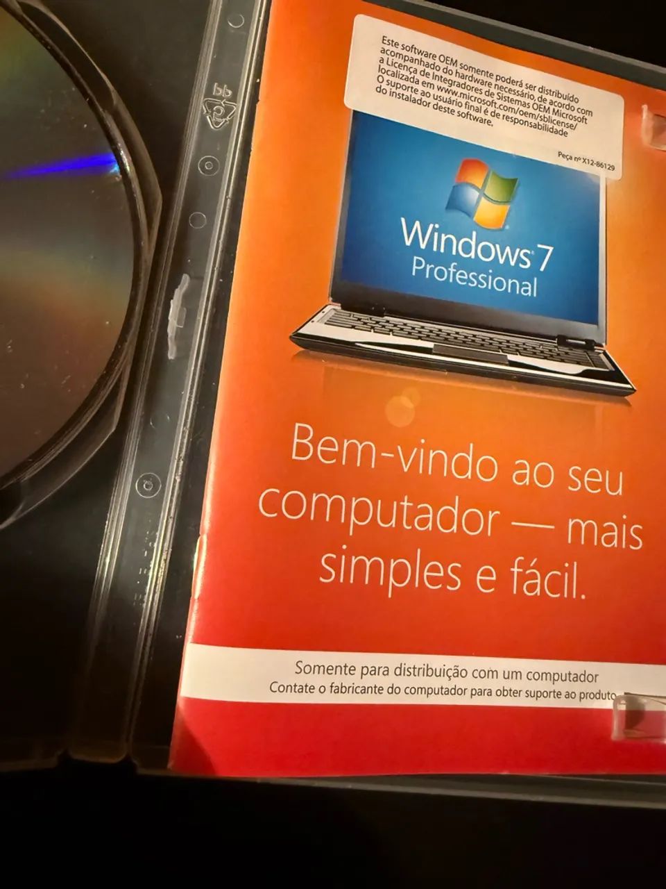 Windows 7 Professional Original Microsoft OEM 64 Bits SP1 + COA - Foto 3
