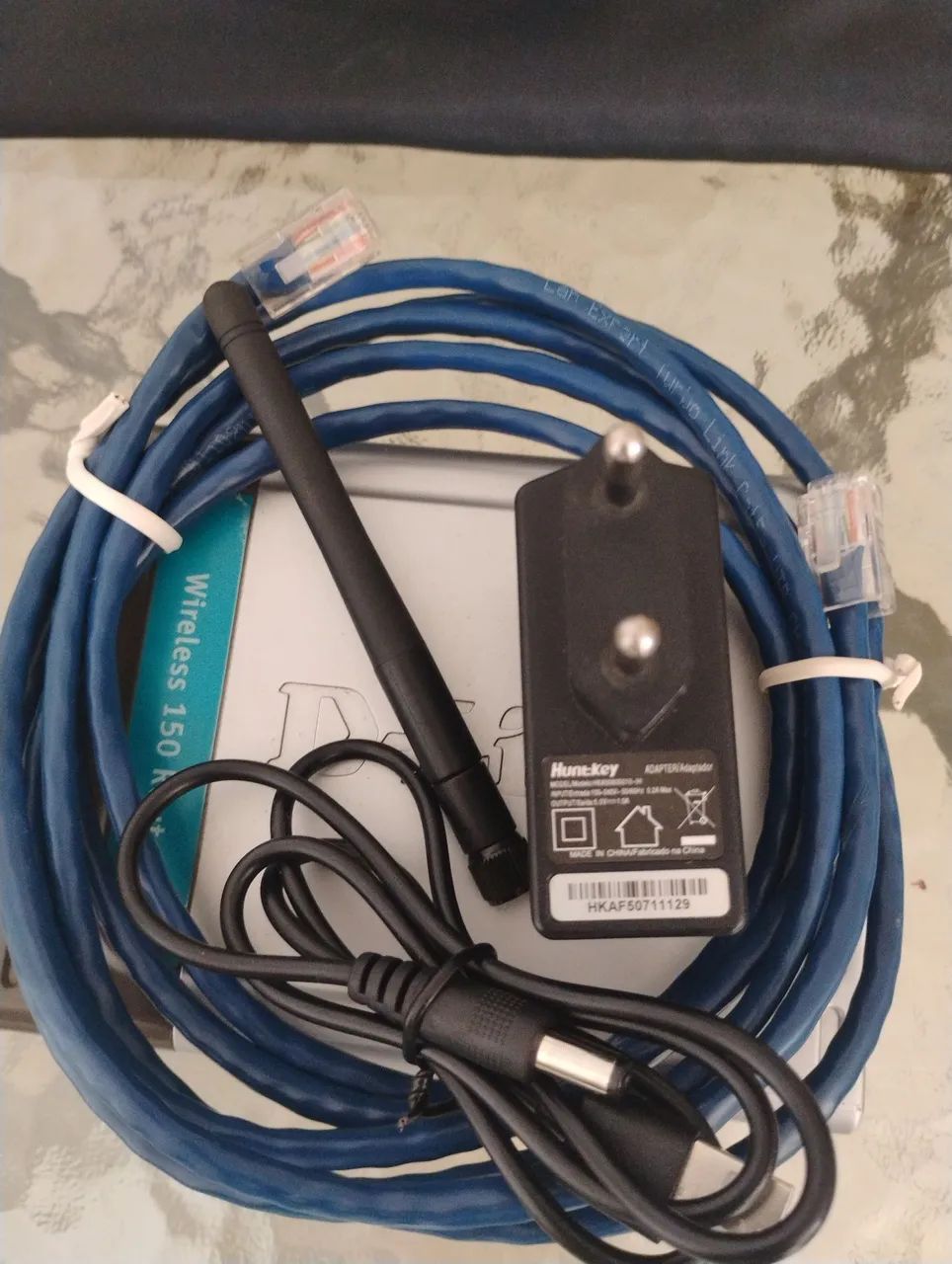 Roteador Dlink DI-524/150 Revisado (com fonte original + antena + cabo rede e energia) - Foto 6