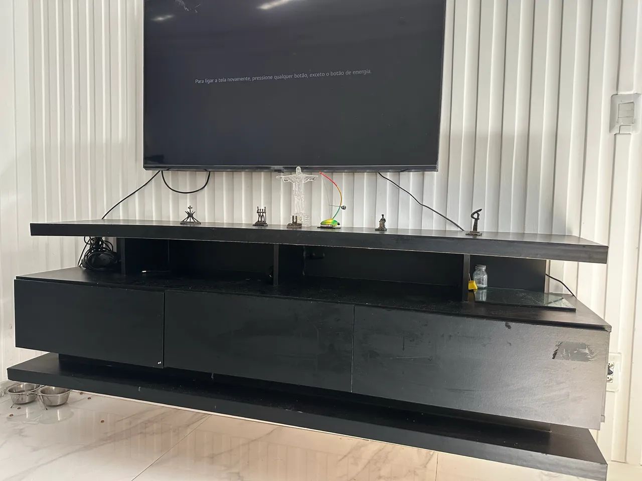 RACK PRETO PARA SALA - Foto 4