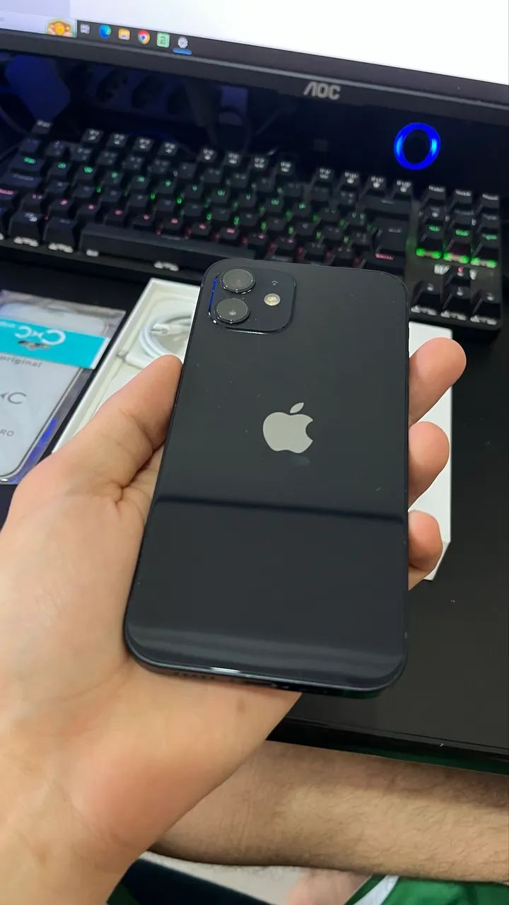 iPhone 12 256gb - Original - caixa e carregador  - Foto 2