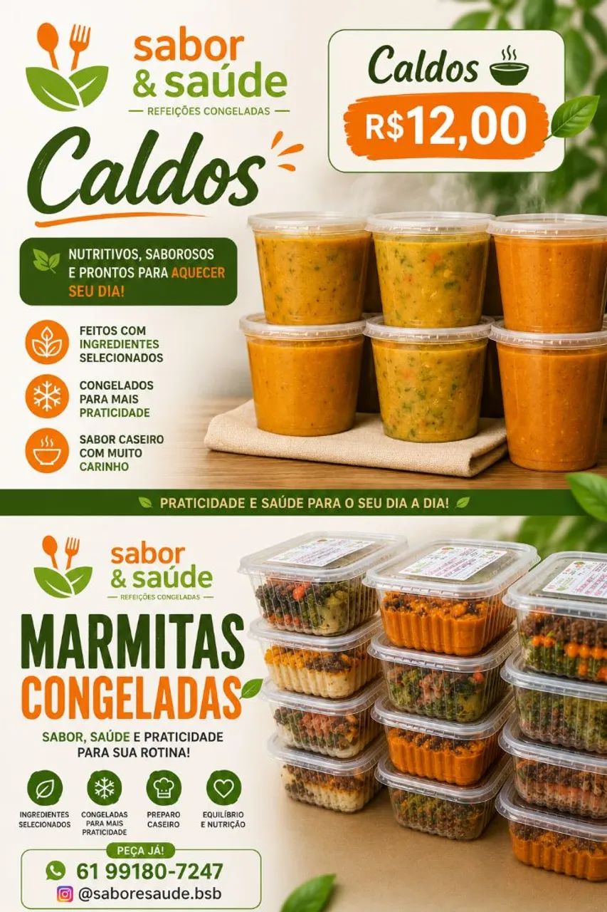 Marmitas Fit Congeladas 