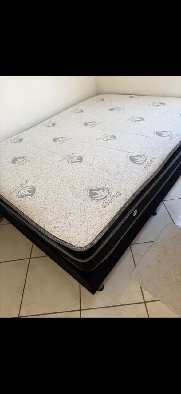 Cama box casal ótimo estado - Foto 2