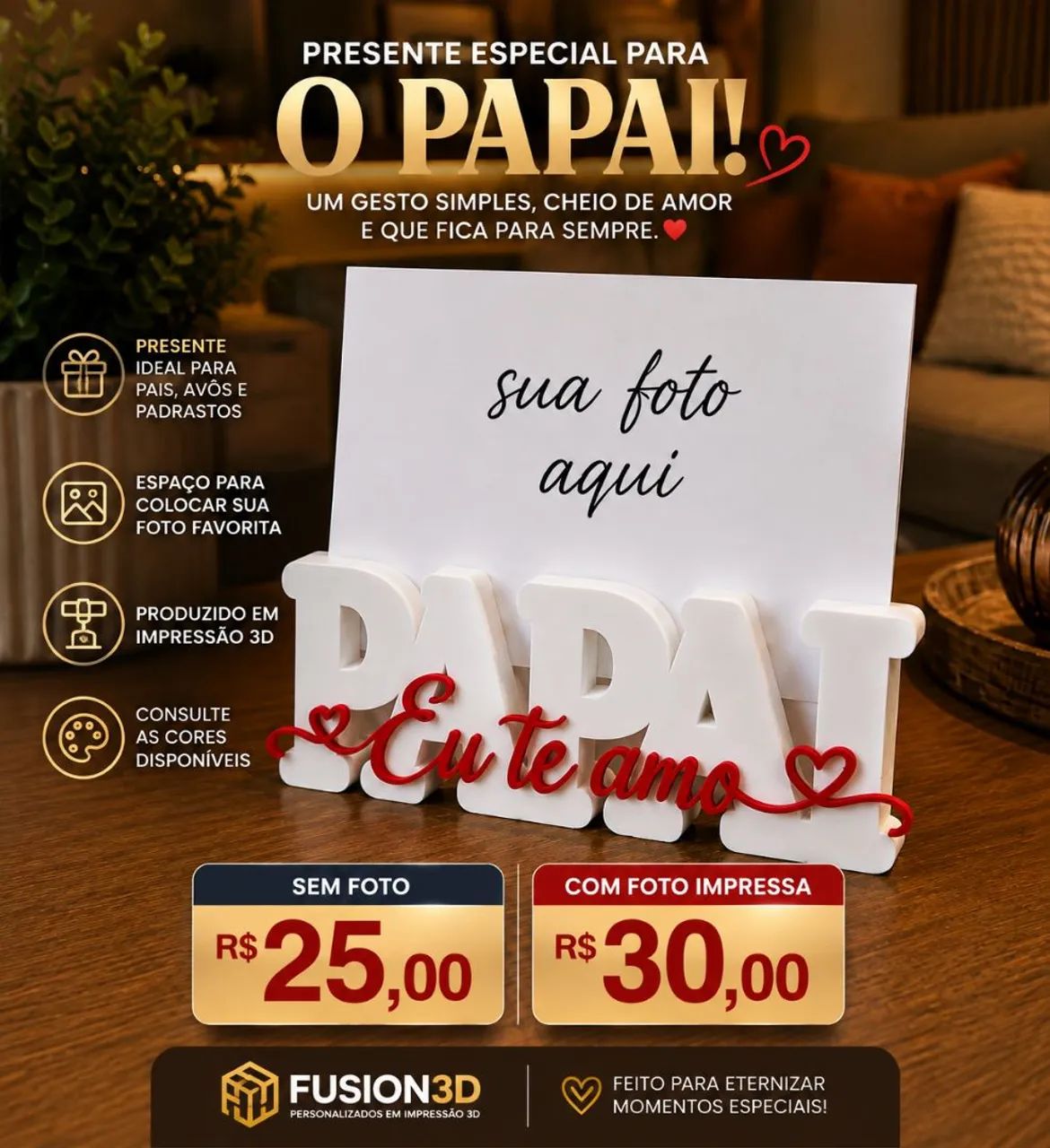 ? PRESENTE ESPECIAL PARA O PAPAI ?