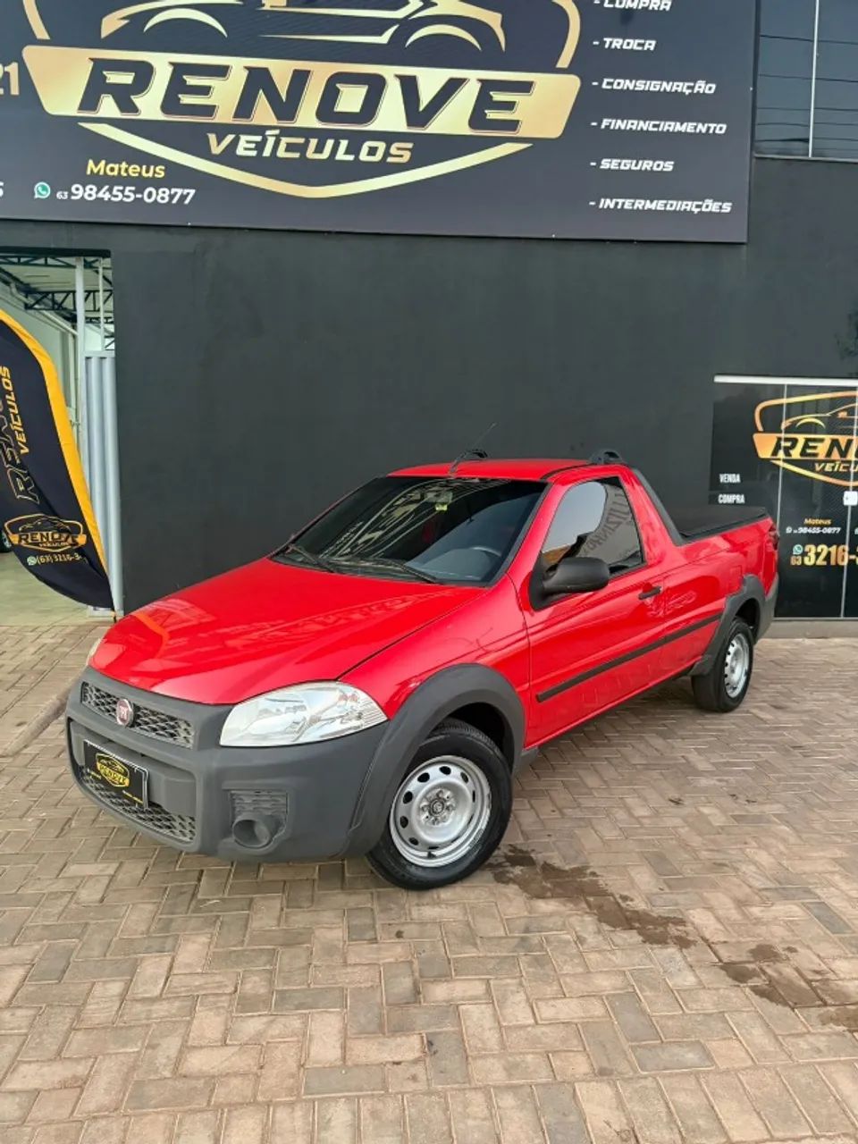 Fiat Strada Working Hard 1.4 Fire Flex 8V CS 2020 - Foto 4