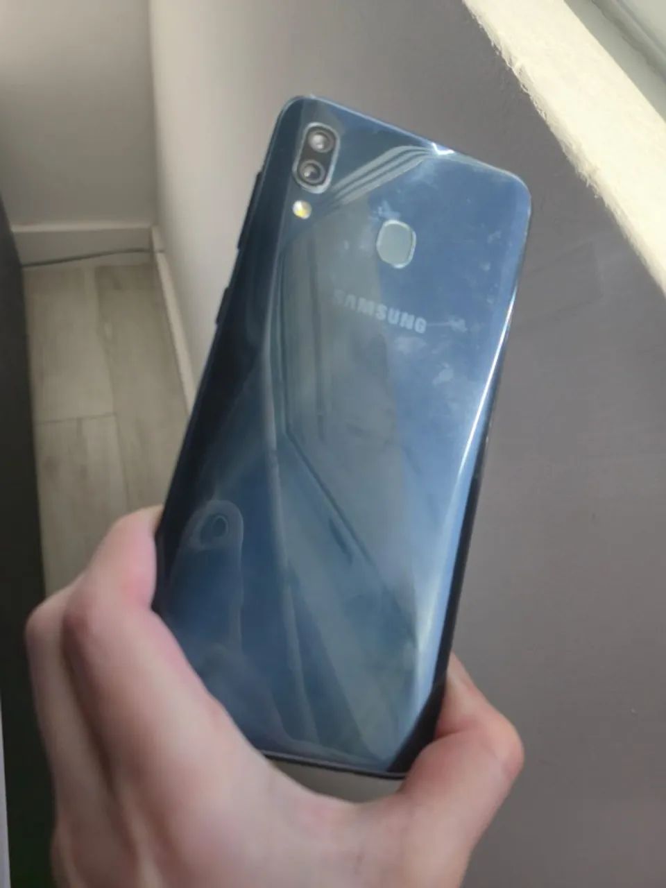  Celular samsung a30 preto -FUNCIONANDO - Foto 3