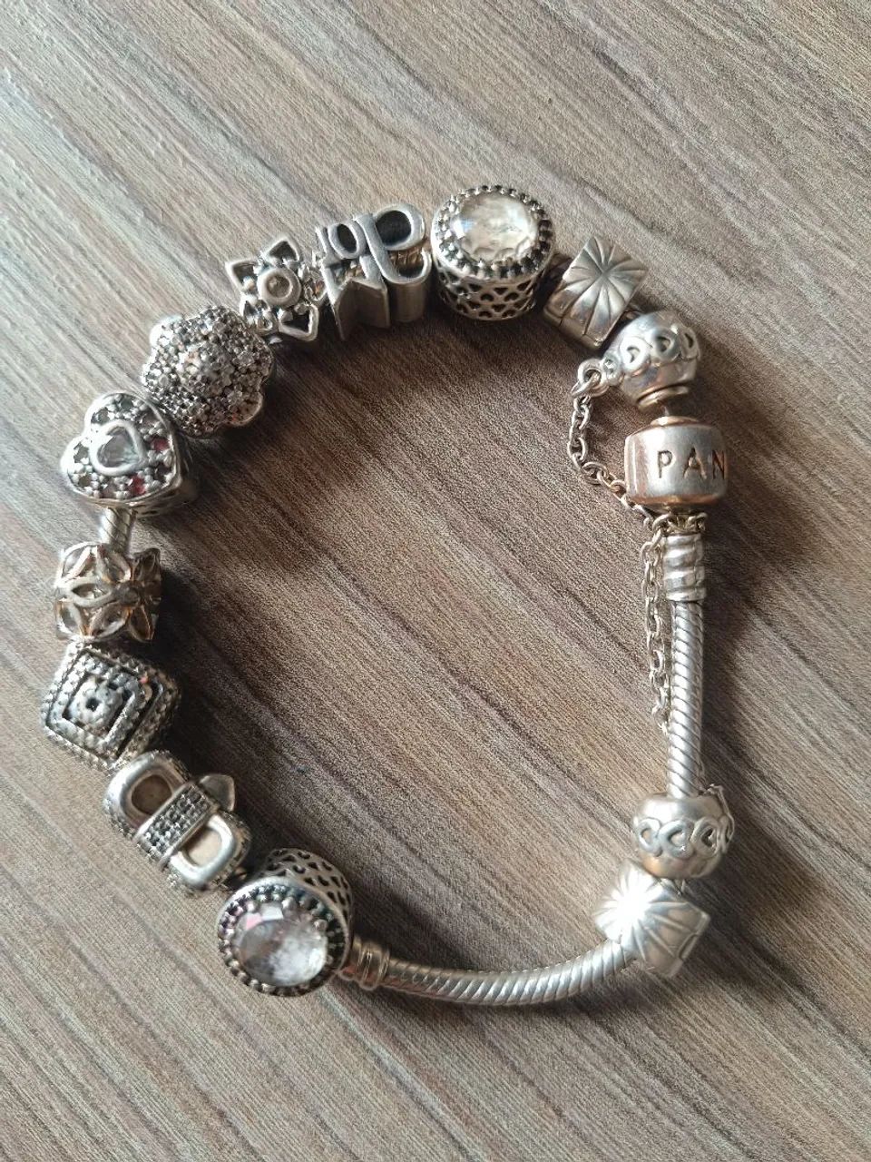 Pulseira Pandora feche rose 