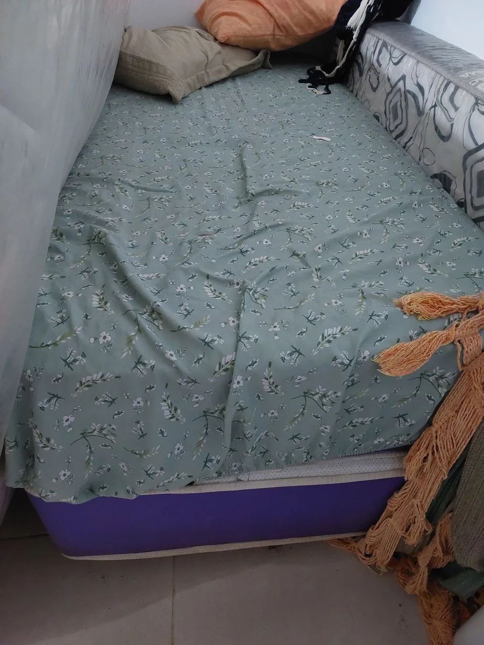 Cama Box Completa (Solteiro)