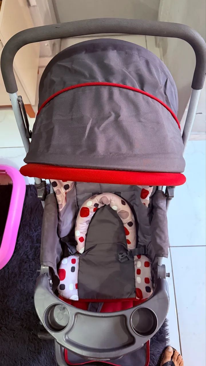 Carrinho e bebê conforto Cosco  - Foto 2