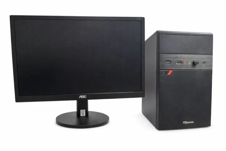 Computador PC Completo - CPU Maxxtro + Monitor AOC + Teclado