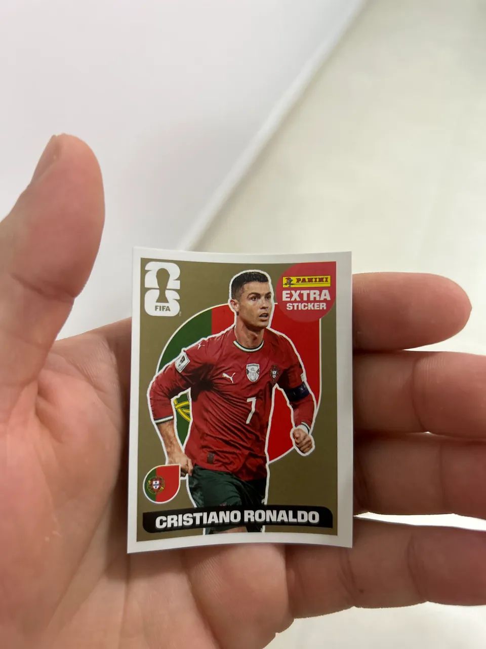 Cristiano Ronaldo ? ? Extra Sticker GOLD ? - Foto 2