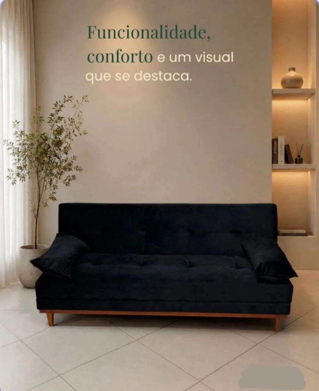 Sofá cama Novo a pronta entrega 