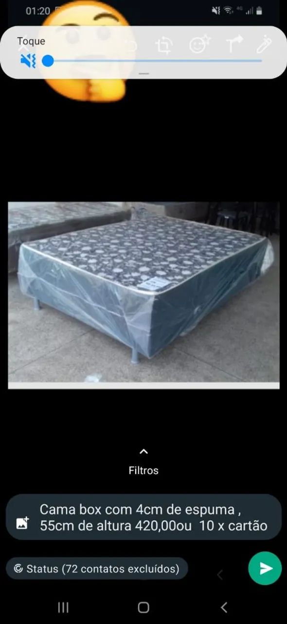 Cama box de casal 