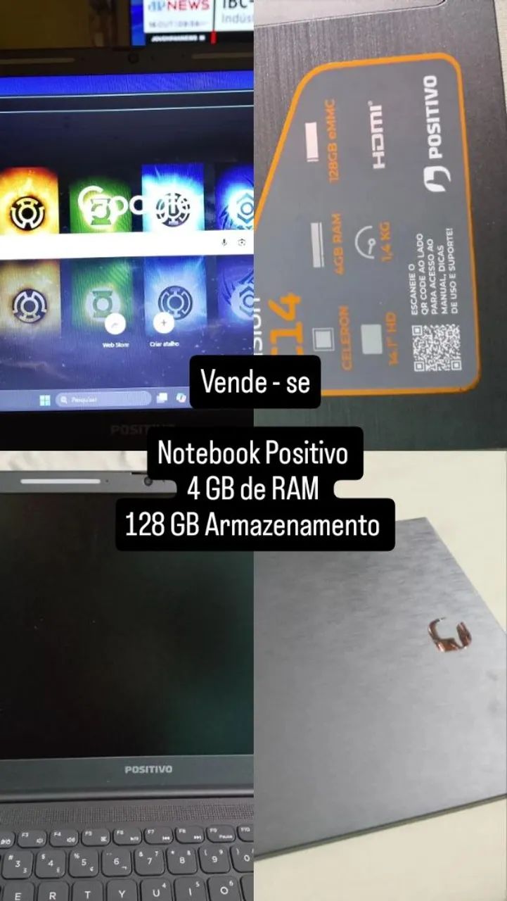 Notebook Positivo 
