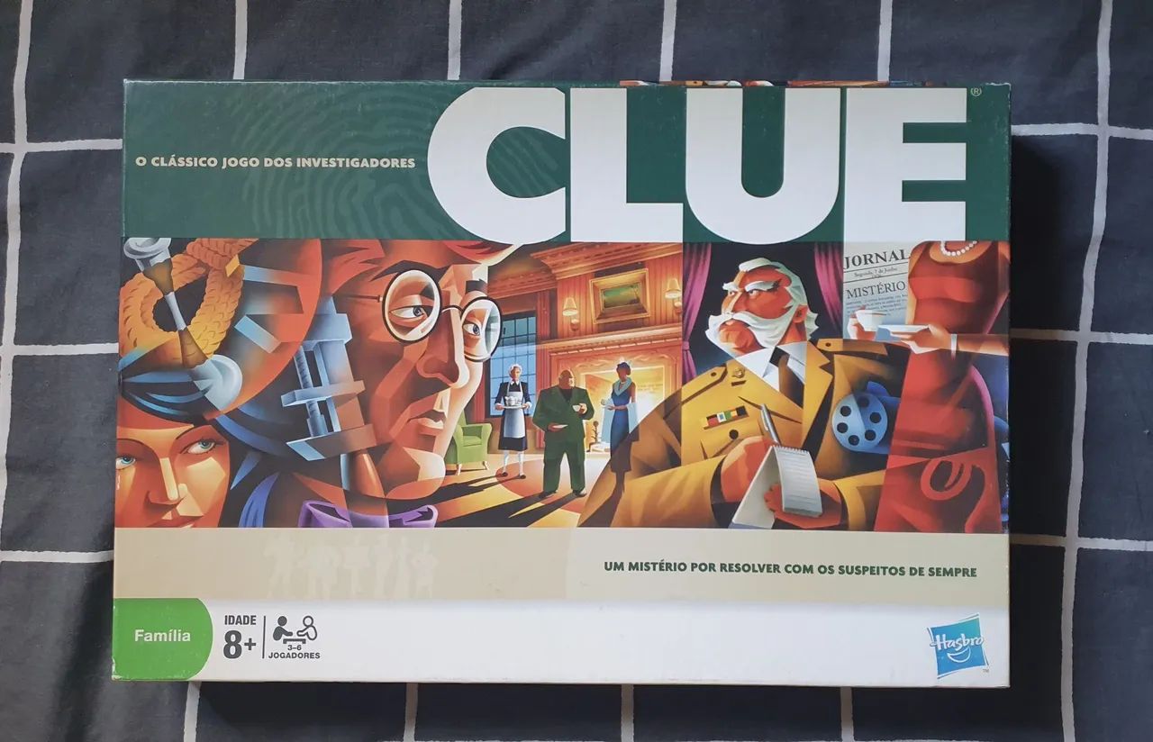 jogo clue hasbro
