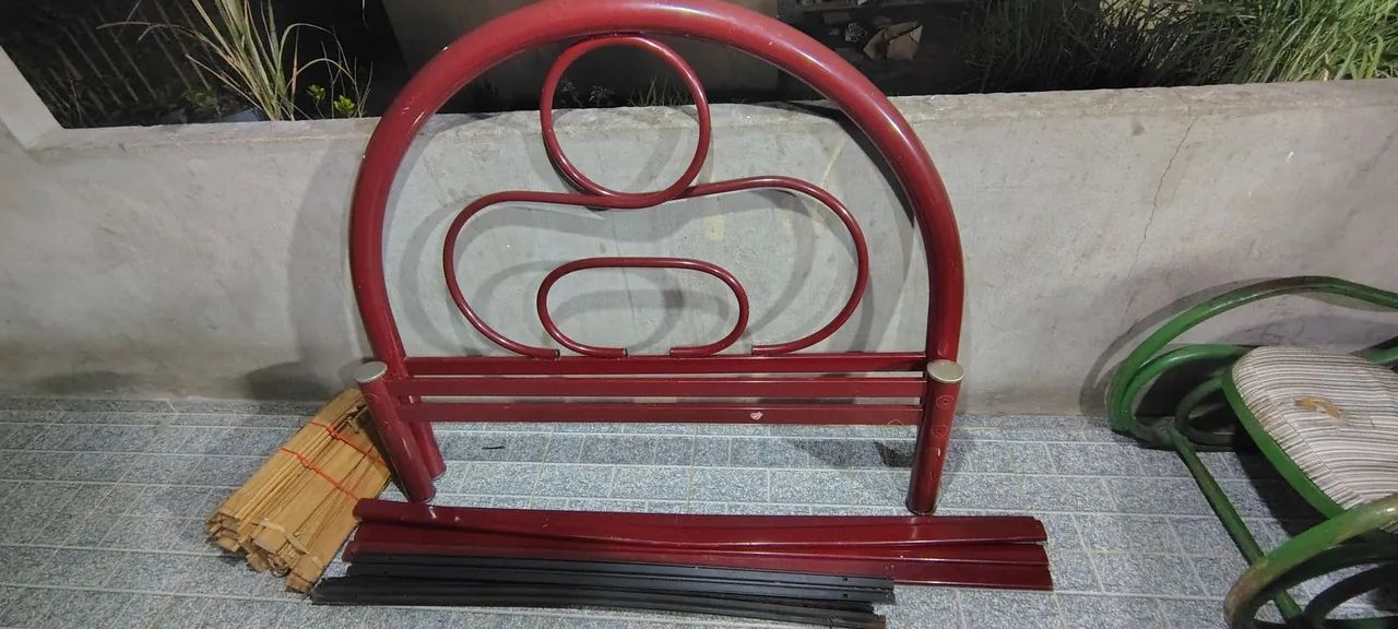 Cama de casal de Ferro (Faço Entrega) - Foto 3