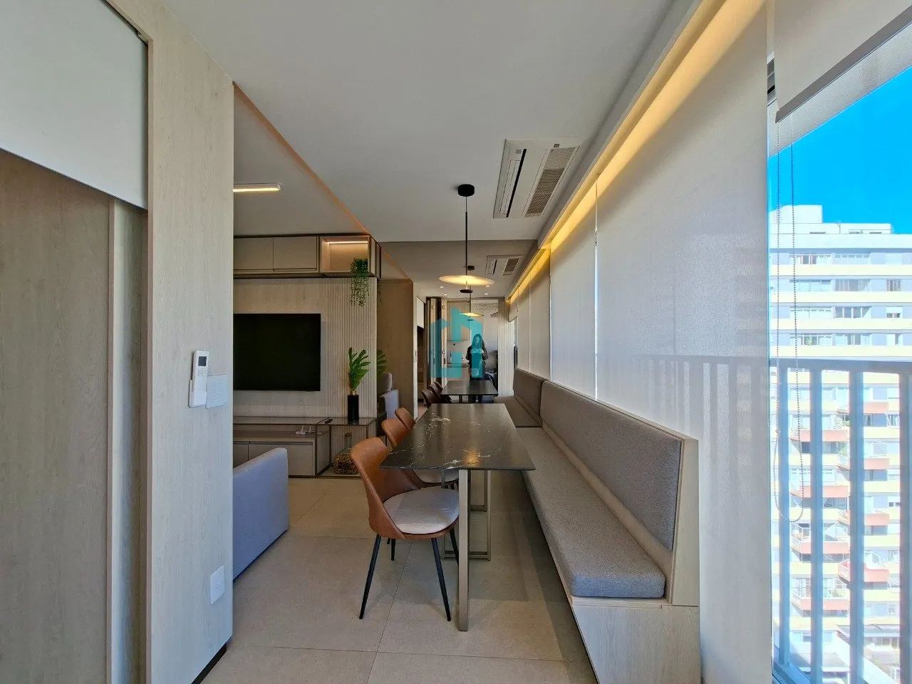 Apartamento 1 dorm com suíte mobiliado no Paraíso. - Foto 5