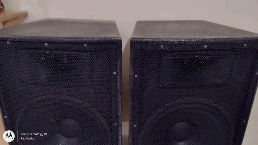 Par de Caixas 15 polegadas, Pa, Caixas profissionais,  300w cada, 8 ohms, - Foto 3