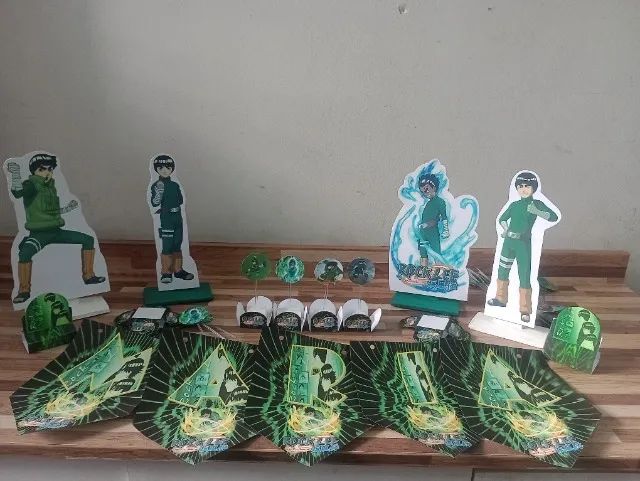 Kit decoração docinho tema: Rock Lee - Foto 4