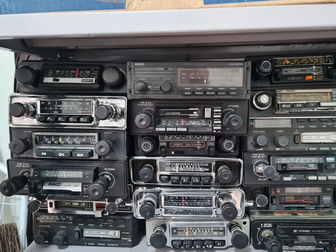 Radios e toca fitas 