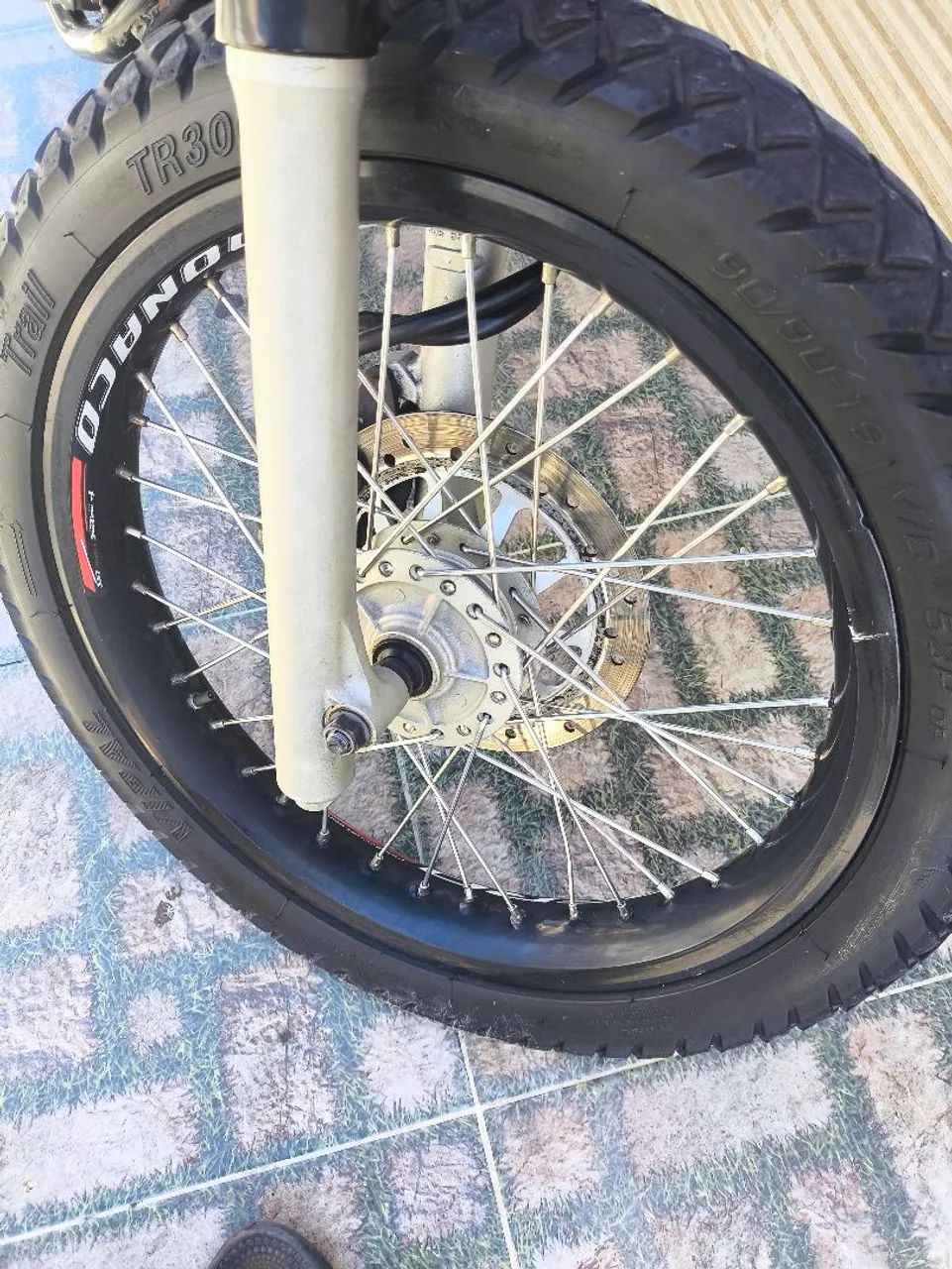 Jogo de roda da Bros 160 - Foto 2