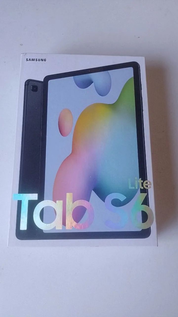 Tablet Samsung S6 Lite 128 Gb, entrada p chip sim celular.