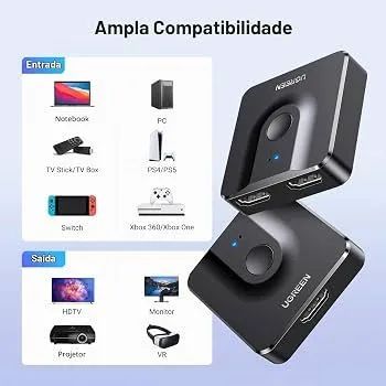 UGREEN COMUTADOR 2.1 4K 60Hz - Foto 2