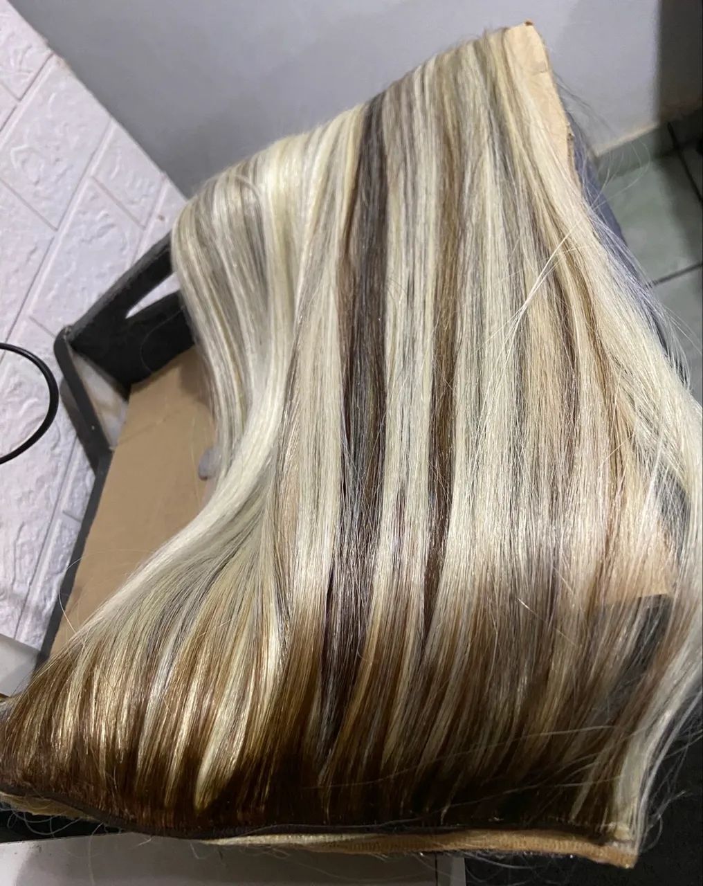 2 Telas Cabelo Russo Premium 70 cm  - Foto 4