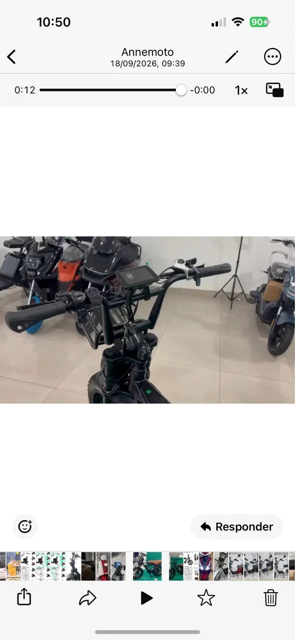 Bicicleta Elétrica de 1000w com 100km de autonomia  - Foto 5