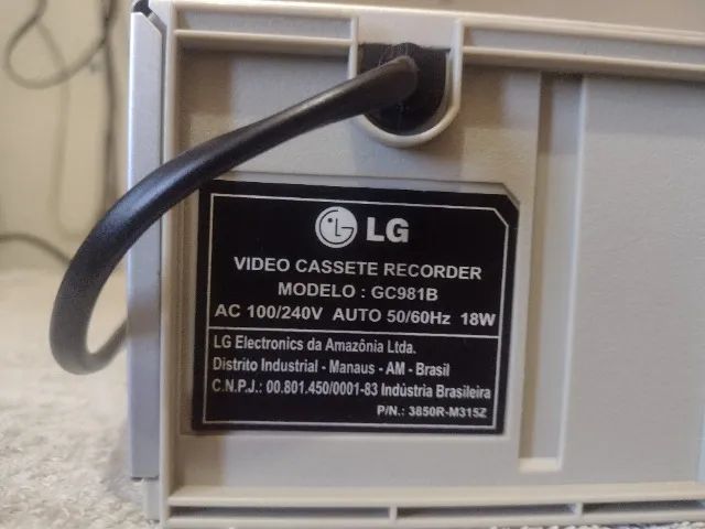 Videocassete. LG. Modelo: GC981B (07 cabeças) Funcionando. - Foto 4